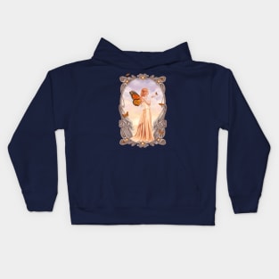 Citrine Birthstone Fairy Kids Hoodie